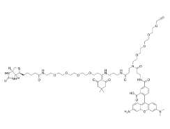 2353409-55-7        Dde TAMRA生物素炔烴	         Dde Biotin-PEG4-TAMRA-PEG4 Alkyne	