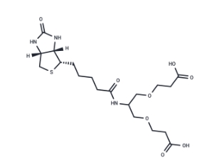 2-(Biotin-amido)-1,3-bis(carboxylethoxy)propane，2-(Biotin-amido)-1,3-bis-(C1-PEG1-acid)