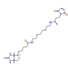  [CAS 305372-39-8]；N-Biotinyl-N＇-(3-Maleimidopropionyl)-3,6-Dioxaoctane-1,8-Diamine；生物素-二聚乙二醇-酰胺-馬來酰亞胺