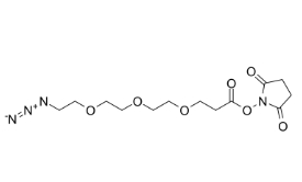 cas:1245718-89-1，Azido-PEG3-NHS ester，疊氮-三聚乙二醇-琥珀酰亞胺酯