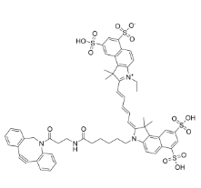 cas:1857352-95-4 ，Cy5.5 DBCO，Cy5.5標記二苯基環(huán)辛炔