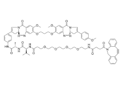 CAS:2241644-09-5，DBCO-PEG4-VA-SG3132，二苯基環(huán)辛炔-四聚乙二醇-VA-SG3132