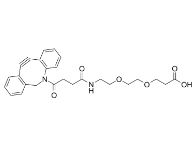 cas:2304558-25-4，DBCO-PEG2-acid，二苯并環(huán)辛炔-二聚乙二醇-羧酸