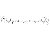 cas:1621096-79-4，(E)-TCO-PEG4-NHS ester，(E)-反式環(huán)辛烯-四聚乙二醇-羥基琥珀酰亞胺酯