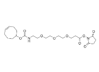 CAS：2141981-88-4，TCO-PEG3-NHS ester，反式環(huán)辛烯-三聚乙二醇-羥基琥珀酰亞胺酯