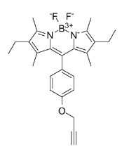 CAS號：1173281-82-7 ，BODIPY-X-Alkyne，氟化硼二吡咯-X-炔基