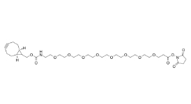 endo-BCN-PEG8-NHS ester，cas:1608140-48-2，endo-環(huán)丙烷環(huán)辛炔-八聚乙二醇-羥基琥珀酰亞胺酯