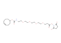 1613439-69-2，(4E)-TCO-PEG4-NHS ester； 反式環(huán)辛烯-四乙二醇-活性酯，