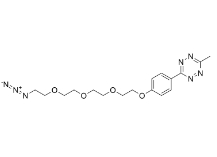 CAS：1802908-04-8，Methyltetrazine-PEG4-azide。甲基四嗪四乙二醇疊氮，