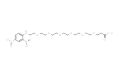  cas:1817829-84-7  ；DNP-PEG6-acid；2,4-二硝基苯胺-六聚乙二醇-丙酸