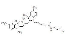 磺酸基-Cy3 疊氮化物 三乙胺鹽，Sulfo-Cy3 azide Et3N salt，CAS號：1658416-54-6