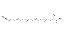 Azido-PEG4-hydrazide HCl Salt，cas:2170240-96-5，鹽酸疊氮-四聚乙二醇-肼鹽