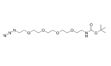 Azido-PEG4-NHBoc，cas:940951-99-5，疊氮-四聚乙二醇-叔丁氧羰基