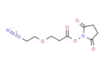 Azido-PEG1-NHS ester，cas:1807530-06-8，疊氮-一聚乙二醇-羥基琥珀酰亞胺