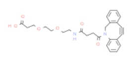 DBCO-PEG12-acid，CAS號(hào)：2353410-00-9， 二苯并環(huán)辛炔-PEG12-羧酸