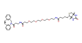 DBCO-PEG4-Biotin，cas：1255942-07-4，二苯基環(huán)辛炔-四聚乙二醇-生物素