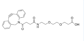 DBCO-PEG2-acid，cas:2304558-25-4，二苯并環(huán)辛炔-二聚乙二醇-羧酸