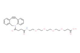 DBCO-CONH-PEG4-acid，cas:1537170-85-6，二苯并環(huán)辛炔-CONH-四聚乙二醇-羧酸