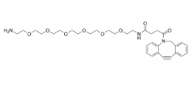 DBCO-PEG6-amine TFA salt，cas:2353409-98-8，二苯并環(huán)辛炔-六聚乙二醇-氨基 TFA salt