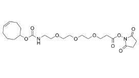 TCO-PEG3-NHS ester，cas:2141981-88-4，反式環(huán)辛烯-三聚乙二醇-羥基琥珀酰亞胺酯