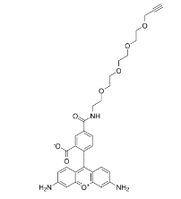 Carboxyrhodamine 110-PEG4-alkyne，CAS號：2055103-66-5