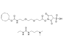 TCO-PEG2-Sulfo-NHS ester ，2353409-48-8 ，反式環(huán)辛烯-二聚乙二醇-磺基-活性酯