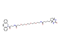 DBCO-PEG4-biotin，cas:1255942-07-4， 二苯基環(huán)辛炔-四聚乙二醇-生物素