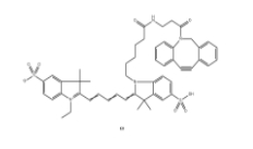 diSulfo-Cy5 DBCO(Methyl)，diSulfo-Cyanine5 DBCO(Methyl) ；cas:1394039-10-1； 二磺酸-Cy5-二苯并環(huán)辛炔(Methyl)