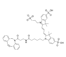 1782950-79-1；sulfo-Cyanine3 DBCO；水溶性菁染料Cy3 DBCO	