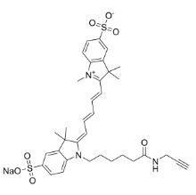 1617497-19-4，Sulfo-Cyanine5 alkyne，Sulfo-Cy5 alkyne，磺酸基-Cy5 炔烴	