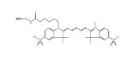 Sulfo-Cy5 alkyne，1617572-09-4，磺化Cy5 炔烴染料，Sulfo-Cyanine5 alkyne