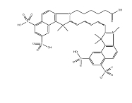 2183440-68-6，Sulfo-Cyanine5.5 carboxylic acid水溶染料，磺酸基花青素CY5.5羧基	